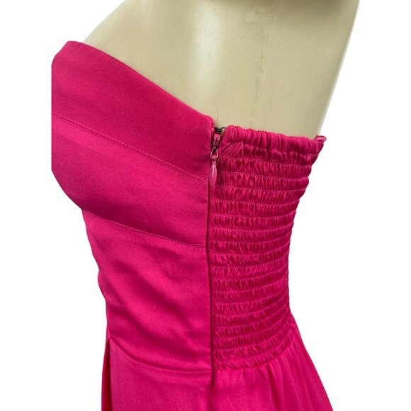 BCBGeneration Women's Pink Strapless Dress with Side Zipper Sz XS - Picture 4 of 7